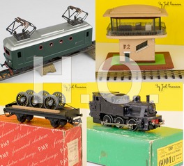 Vente de trains miniatures anciens echelle HO JeP Horny PMP Cropsy Allard