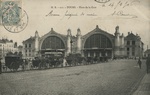 Tours La Gare Carte Postale Ancienne CPA