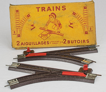 Vente aiguillages ballast Jouef 1960 miniature train ancien