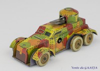 Auto-mitrailleuse "camouflage" mcanique en tle SI Foreign
