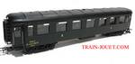 Rateau srie courte 22,5 cms. Voiture 1re cl verte SNCF.