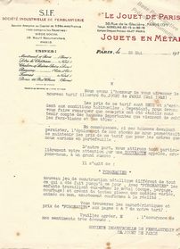 JEP Lettre 1932