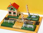 JeP HO Passage a niveau maisonnette en bois
